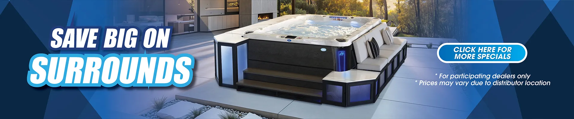 Calspas hot tub being used in a family setting - North Richland Hills